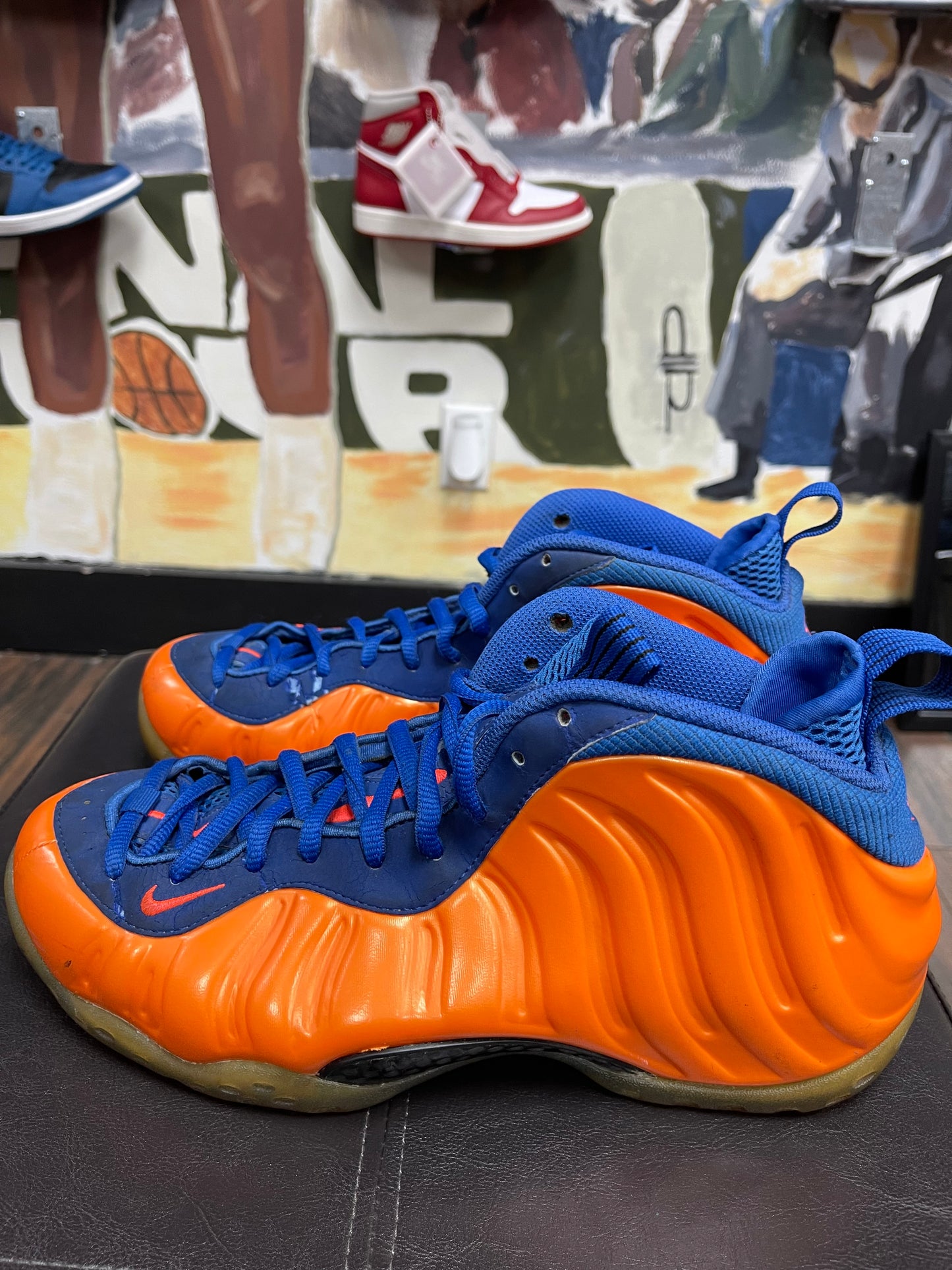 Foamposite ‘ Knicks ‘ Size 9.5