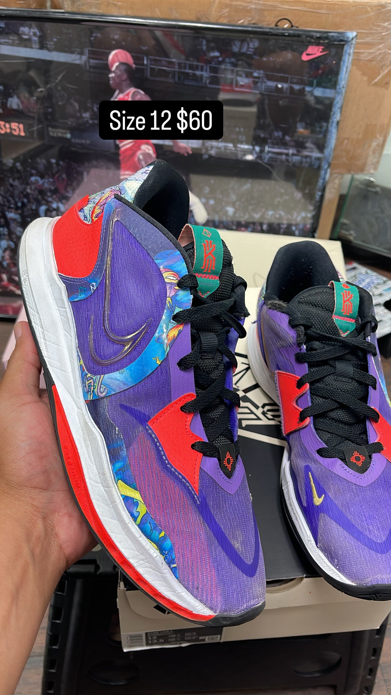 Kyrie 5 Low Size 12
