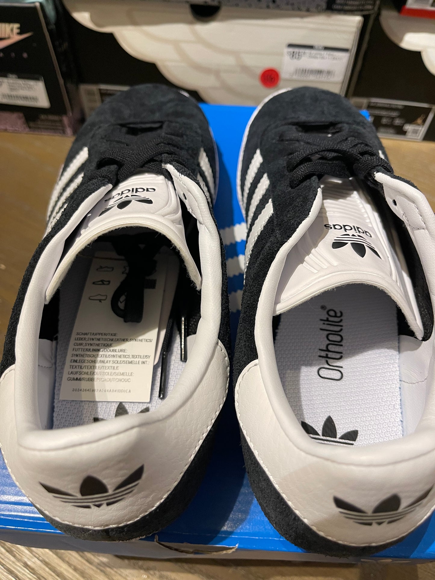 Adidas Gazelle Black size 6.5 kids