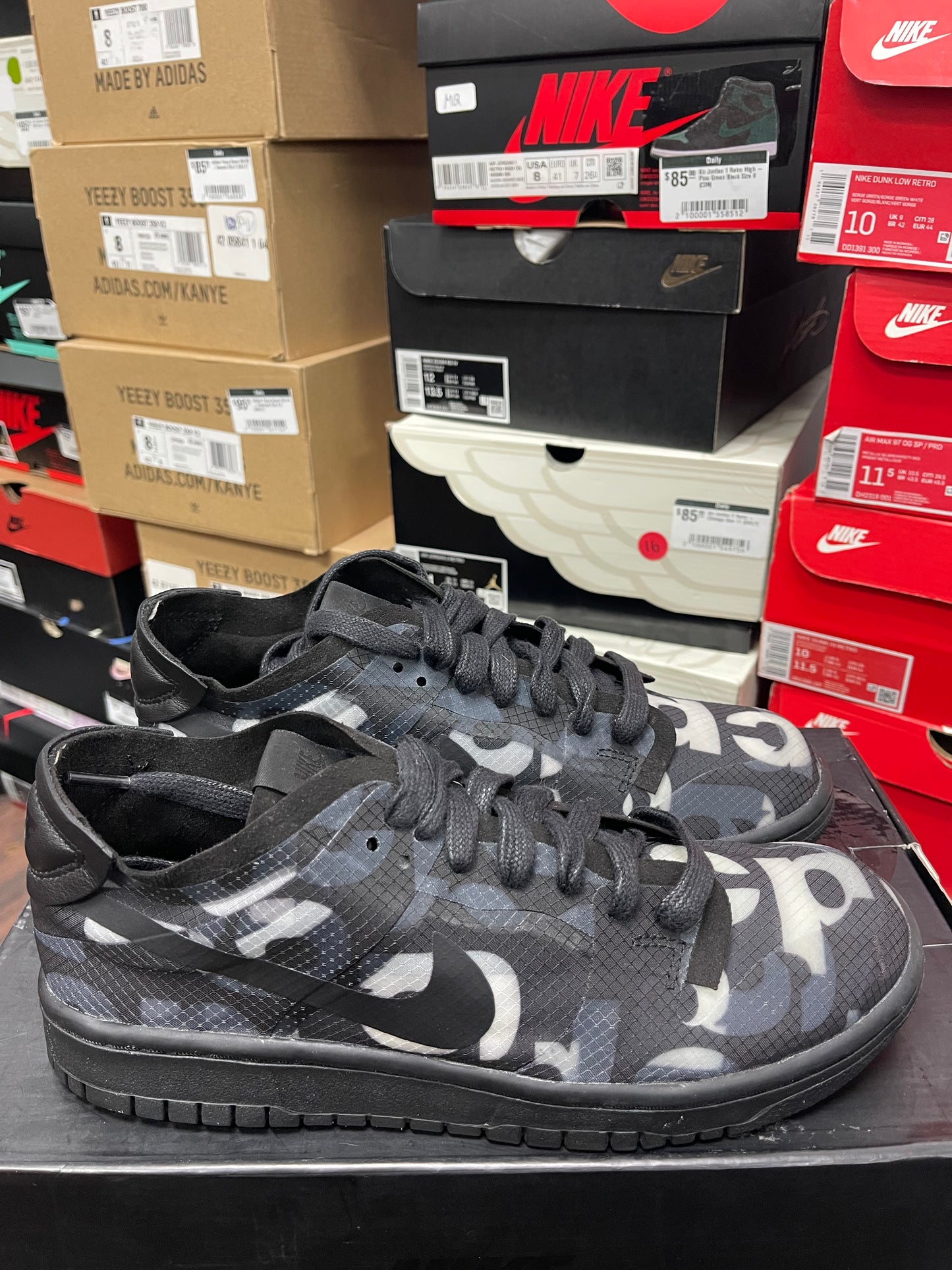 Nike Comme Des Garçons❌Dunk Low size 7.5 men / 9 women
