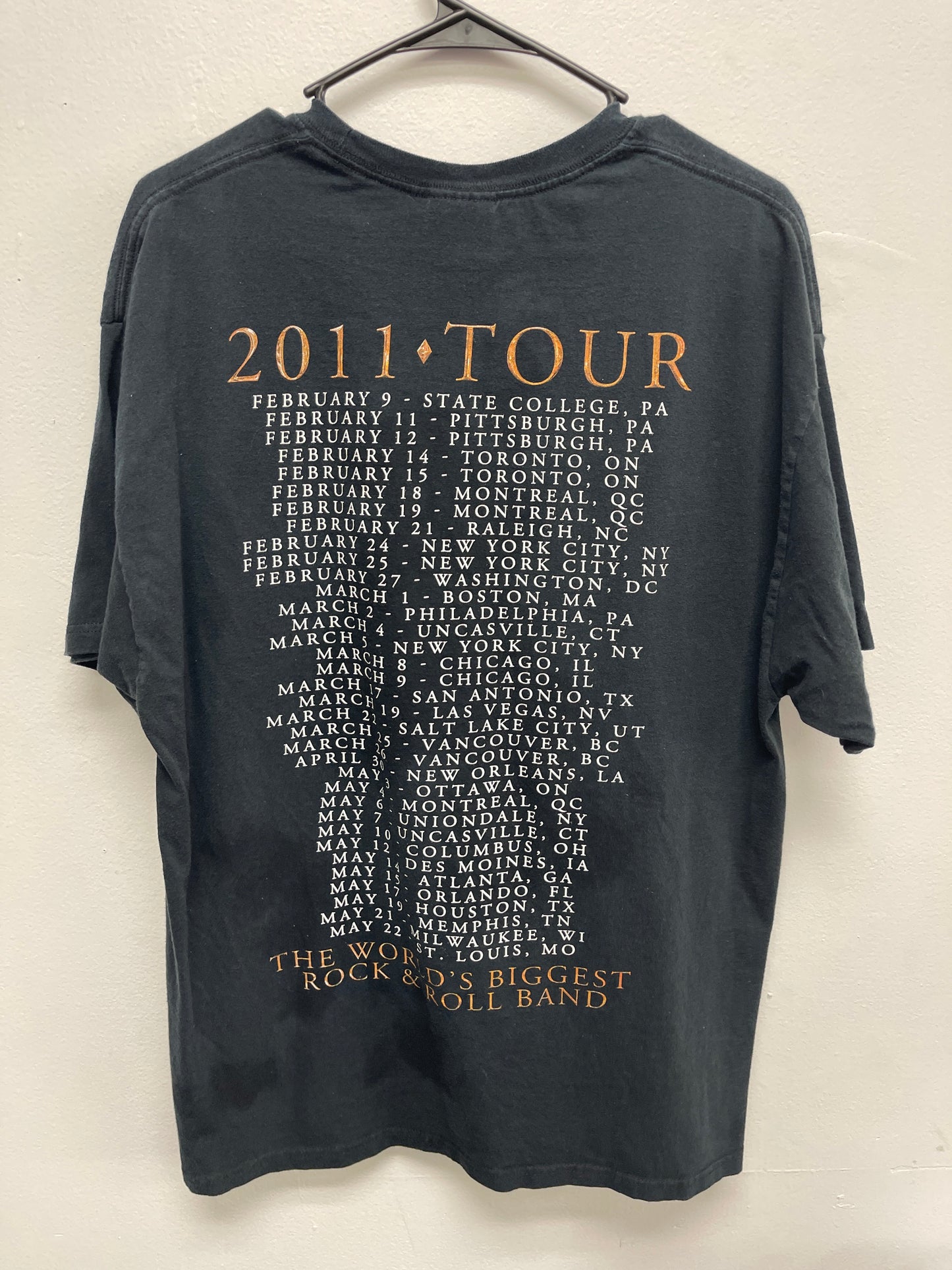 Bon-Jovi 2011 Tour size XL