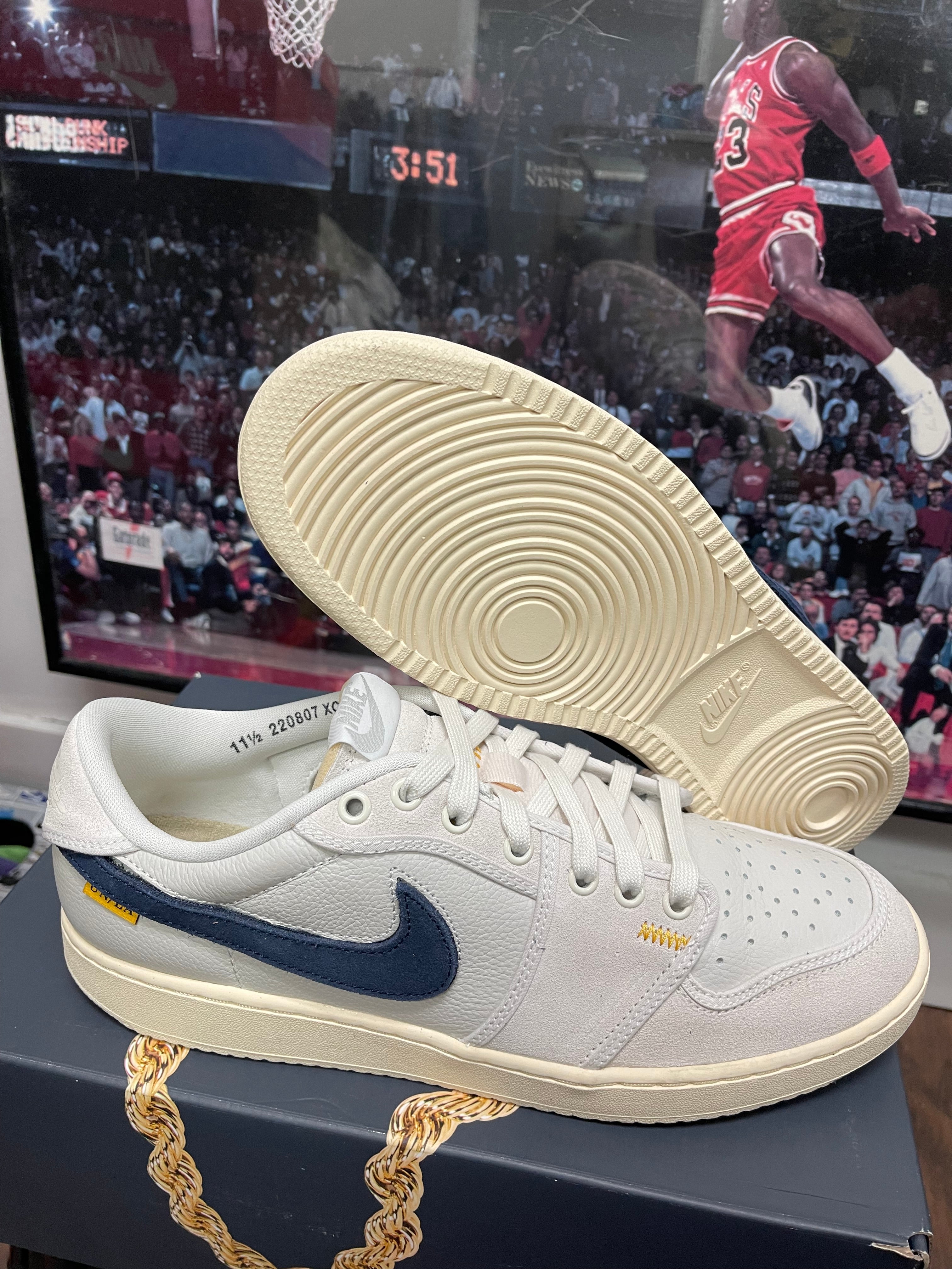 Air Jordan Retro 1 Low ‘ Sail Muslin ‘ Size 11.5