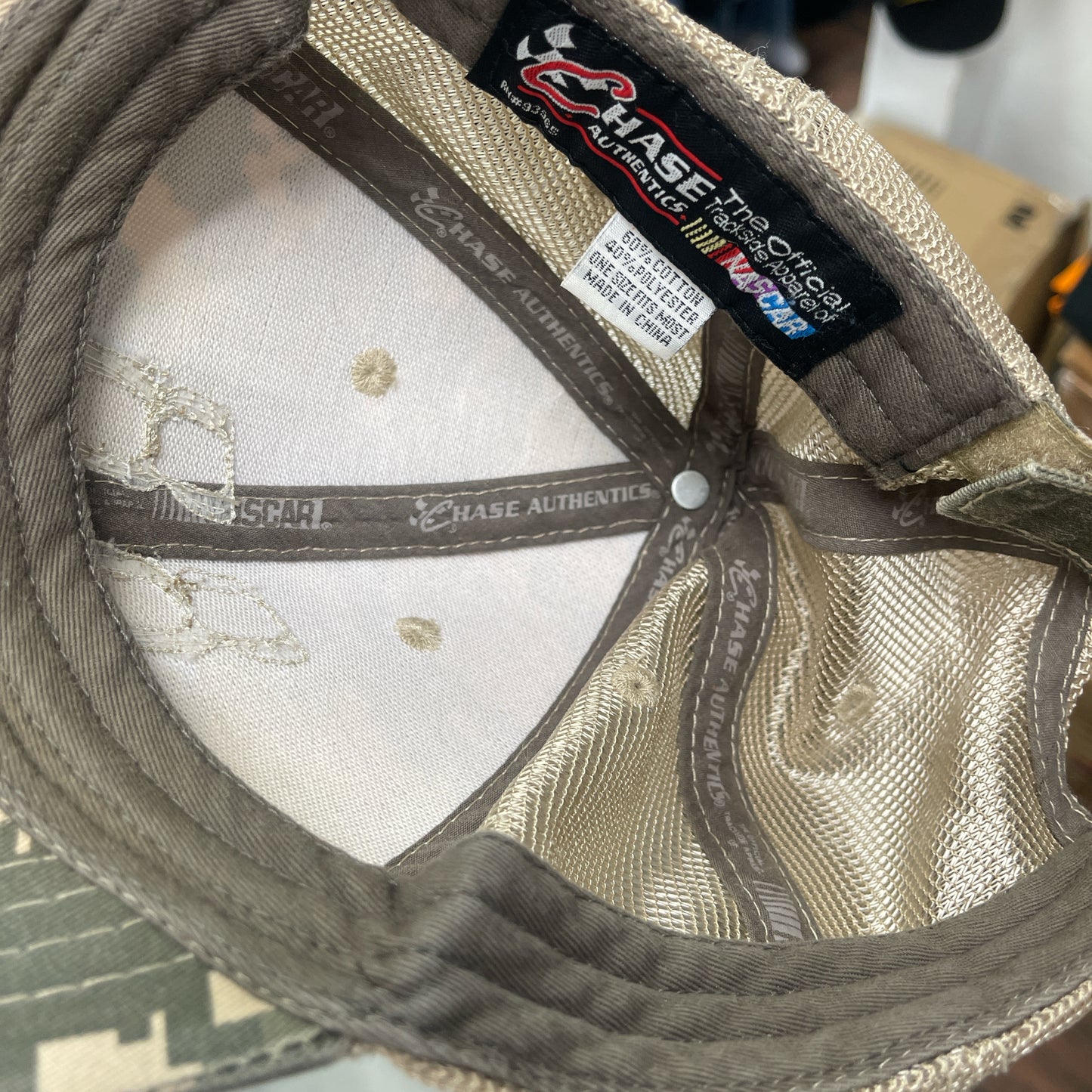 NASCAR 88 Dale Earnhardt camo trucker strap