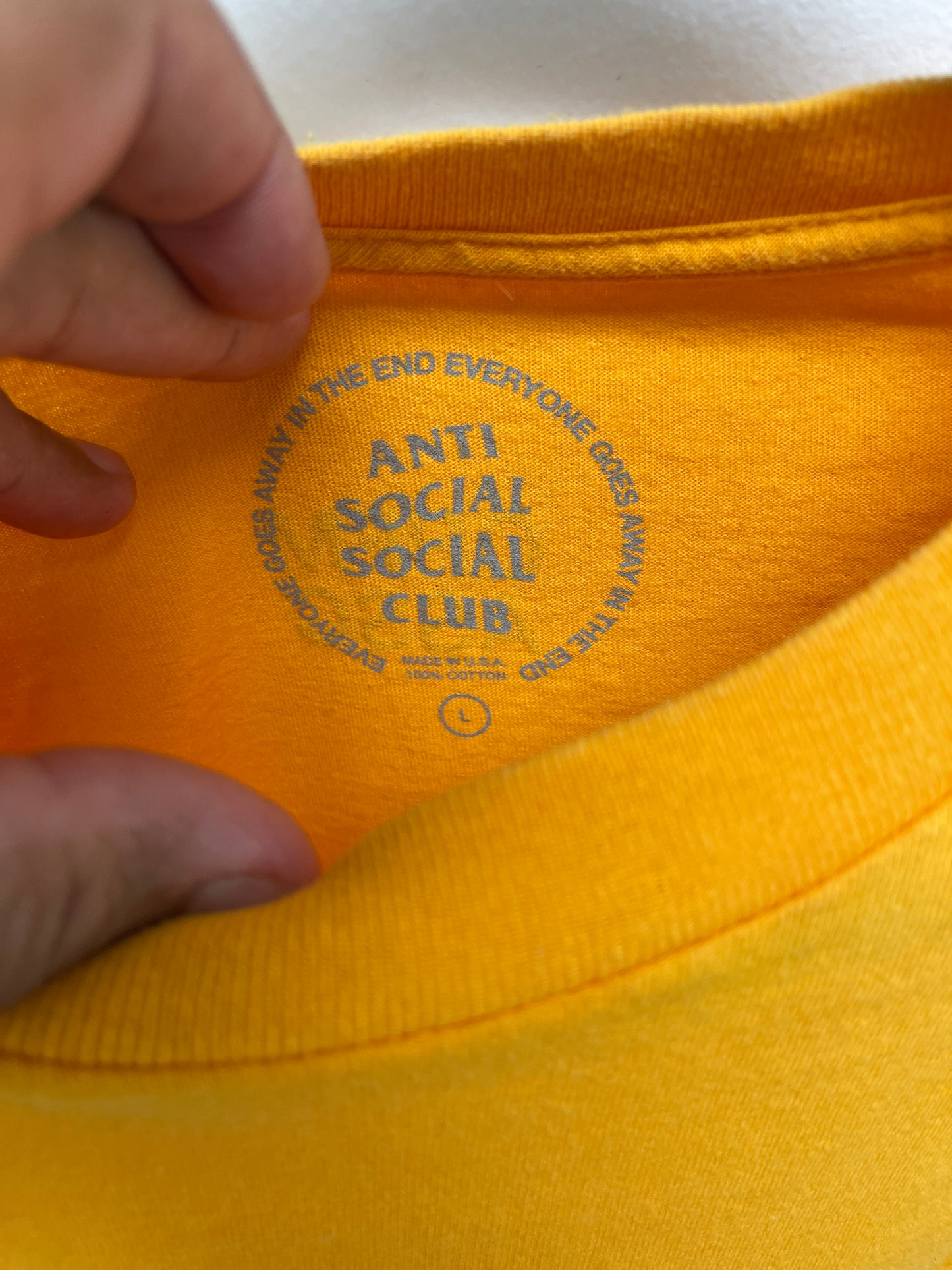 Anti Social Club Tee size Large