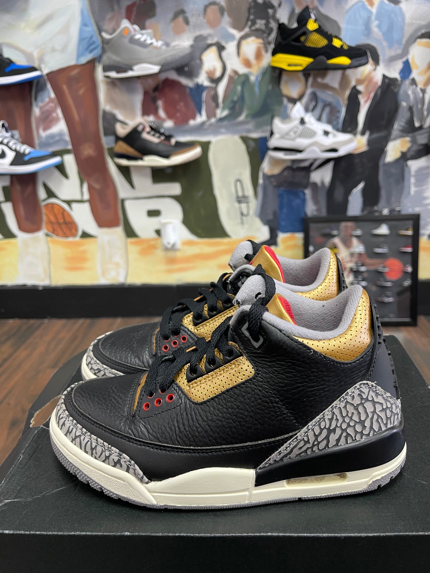 Air Jordan Retro 3 ‘ Black Gold ‘ Size 5.5y