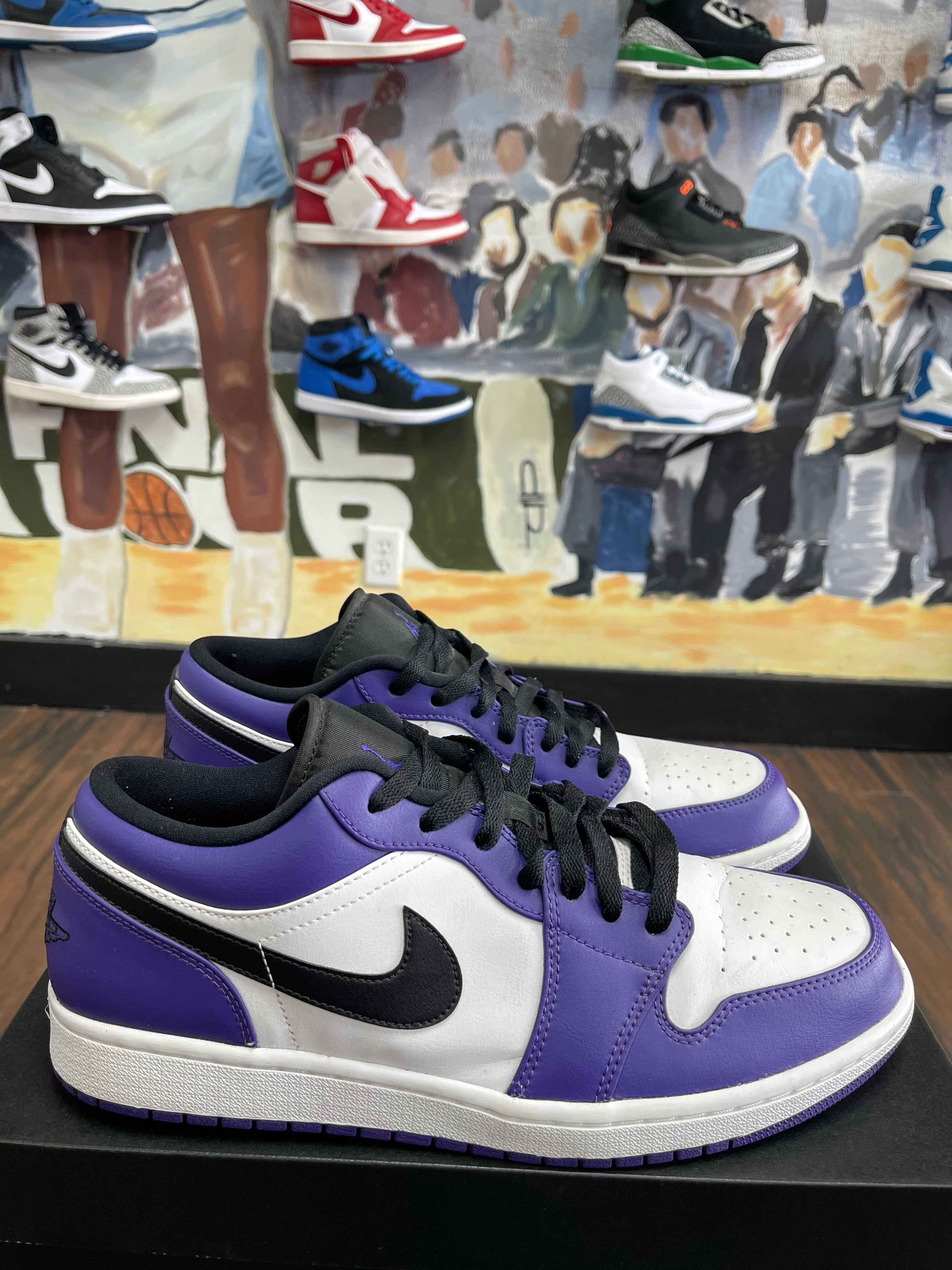 Air Jordan 1 Low ‘ Court Purple ‘ Size 11.5