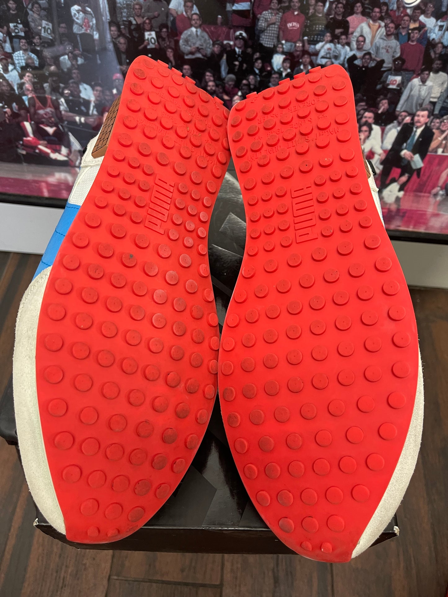 Puma x Mario Kart 8 Deluxe white and red trainers #MarioKart8Deluxe size 12