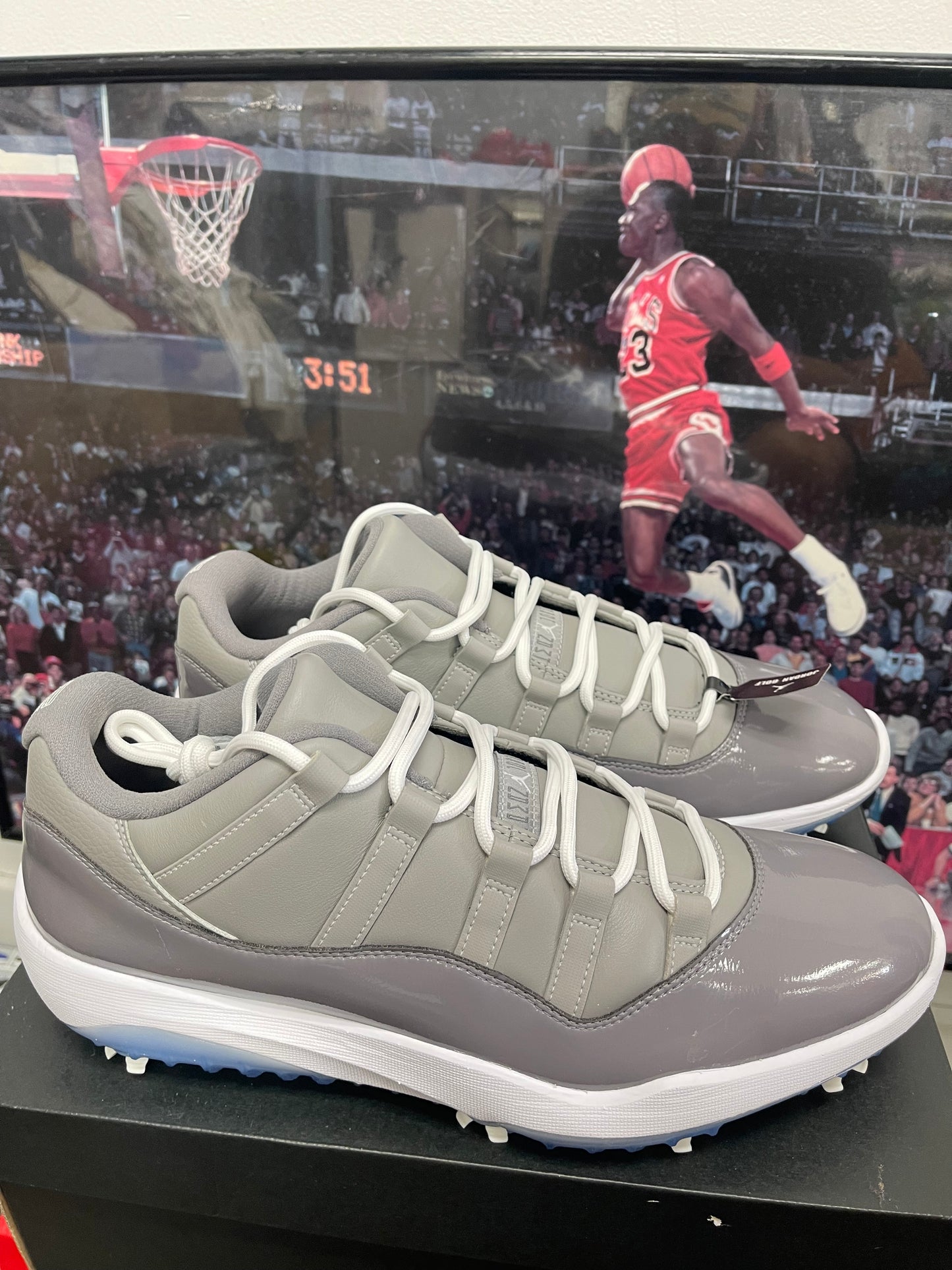 Air Jordan 11 low Golf Cool Grey size 12.5