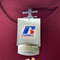 Burgundy Arizona State Sun Devils cotton t-shirt #collegiate brand new size XL
