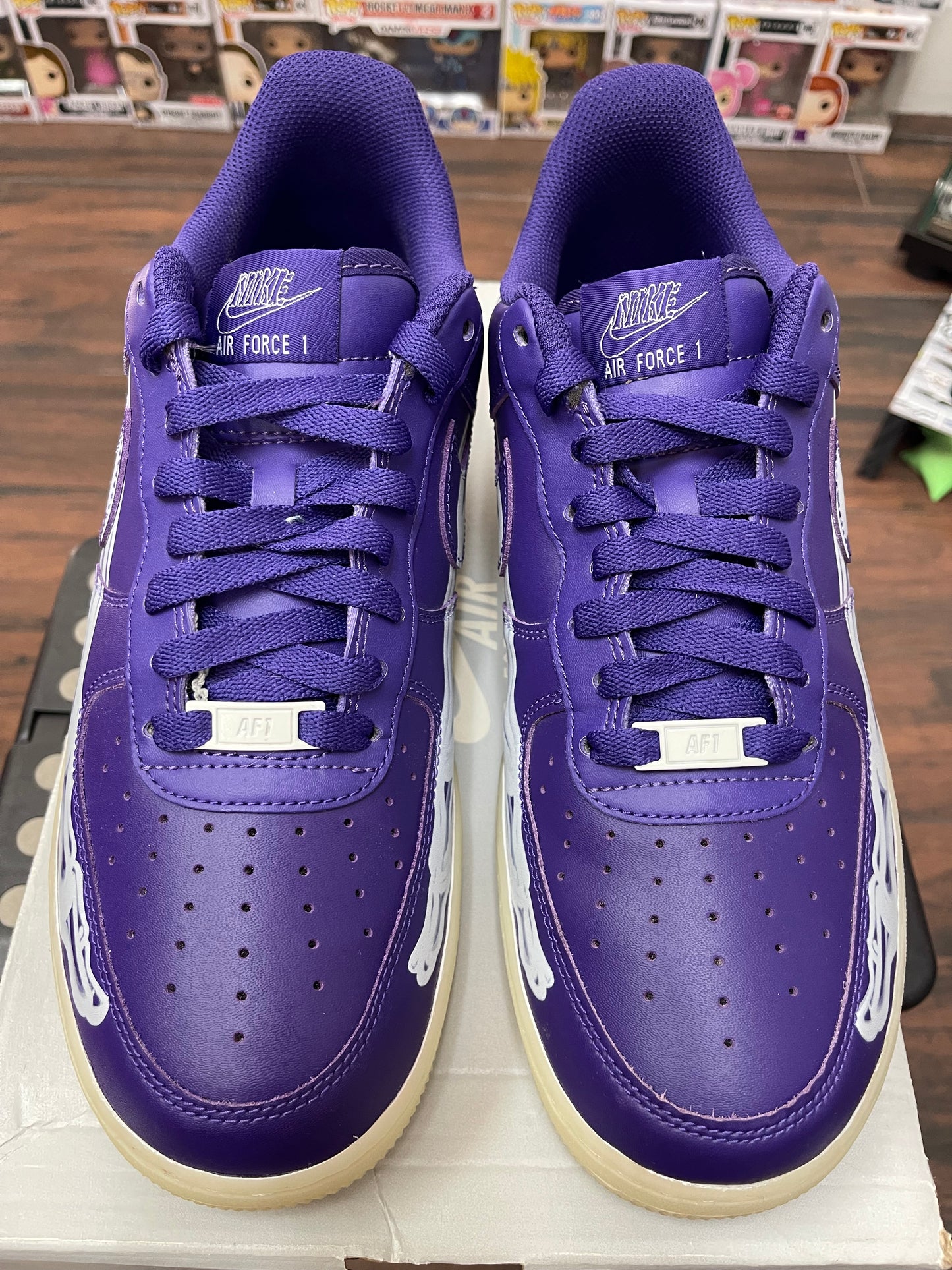 Air Force 1 ‘ Purple Skeleton ‘ Size 10