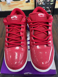 Dunk low Pro SB ‘ Red Patent Leather ‘ Size 13