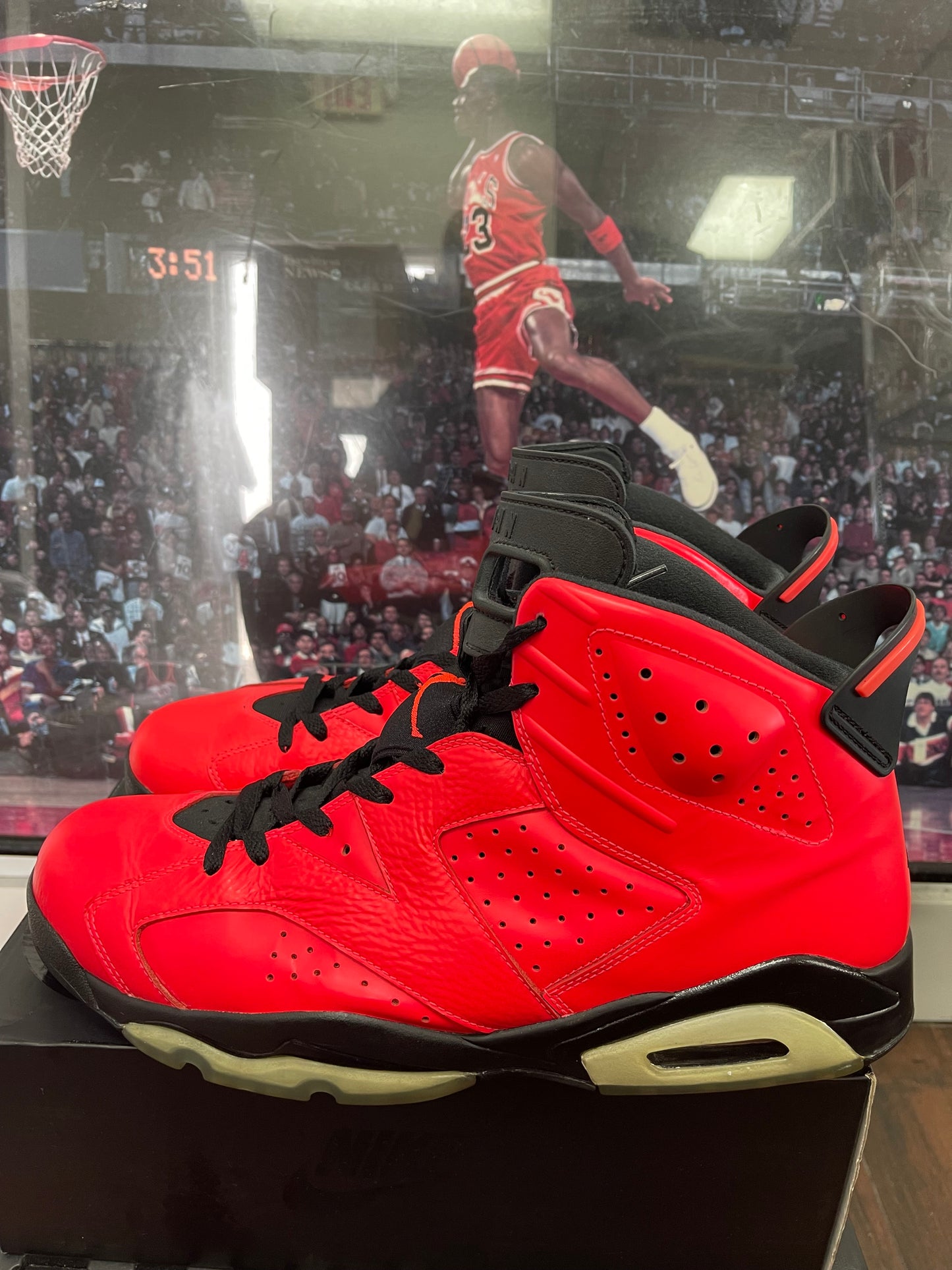 Air Jordan Retro 6 ‘ Infrared 23 ‘ Size 14