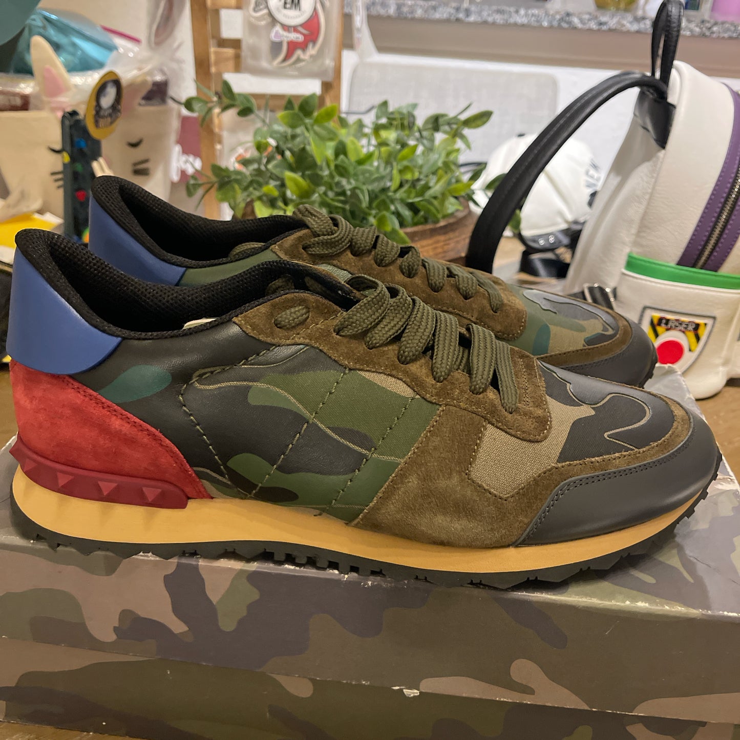 Valentino Garavani Camouflage Rockrunner size 12 men