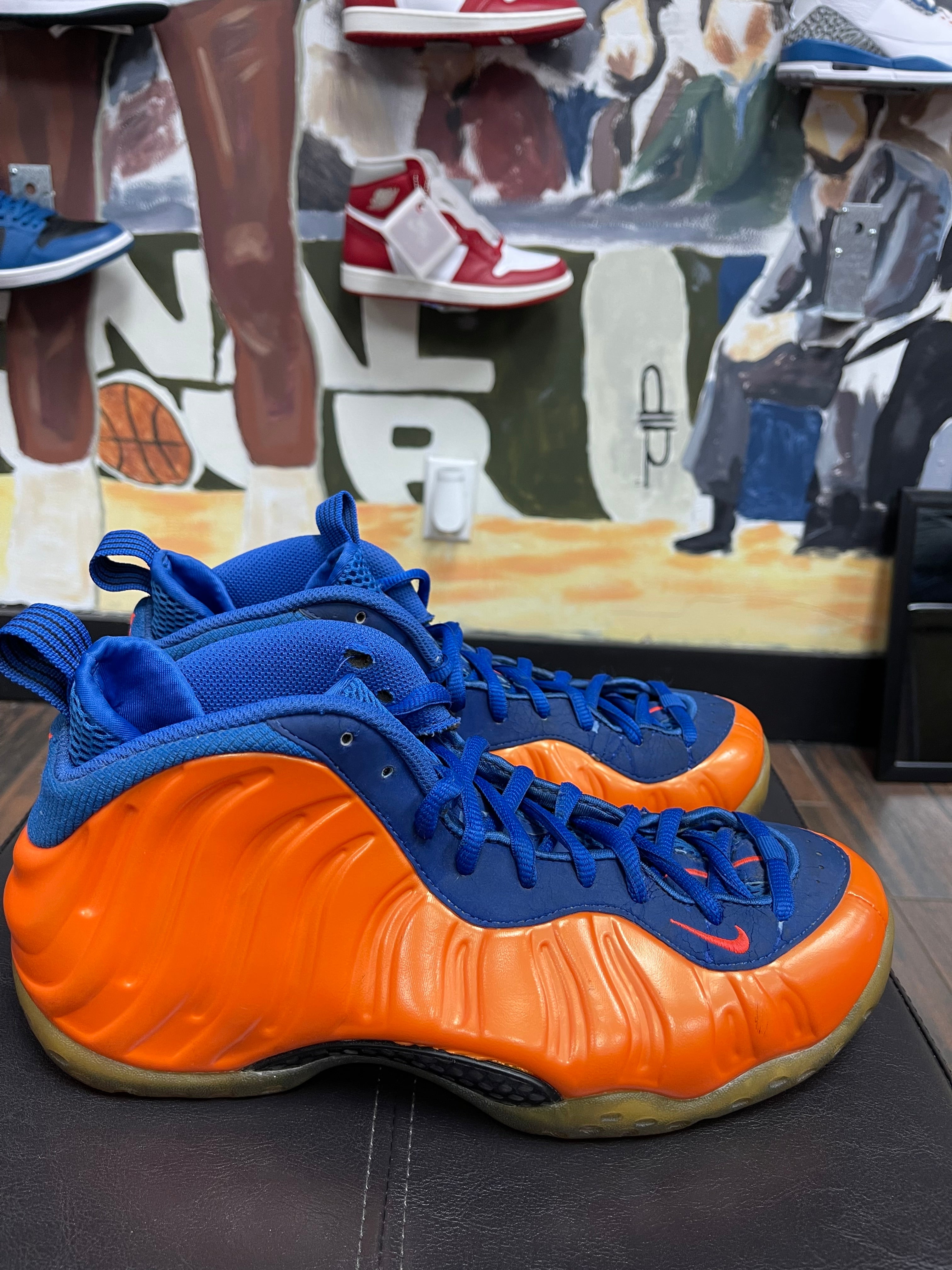 Foamposite ‘ Knicks ‘ Size 9.5