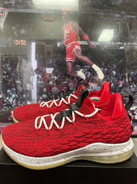 LeBron 15 low University Red size 12