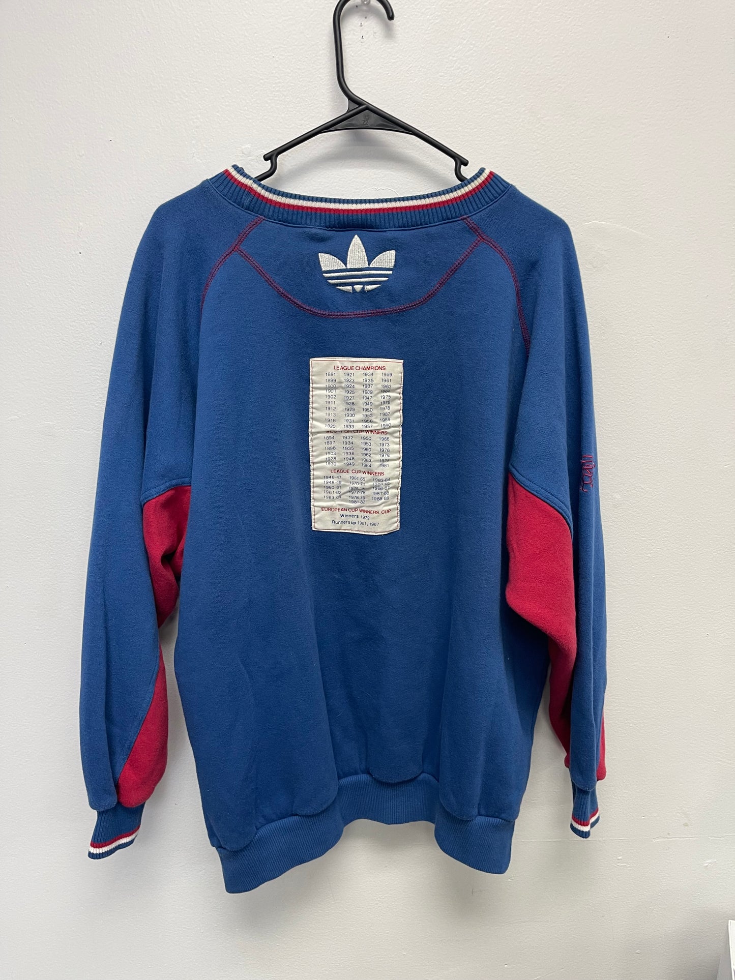 Rangers Football Club Hoodie Size XL