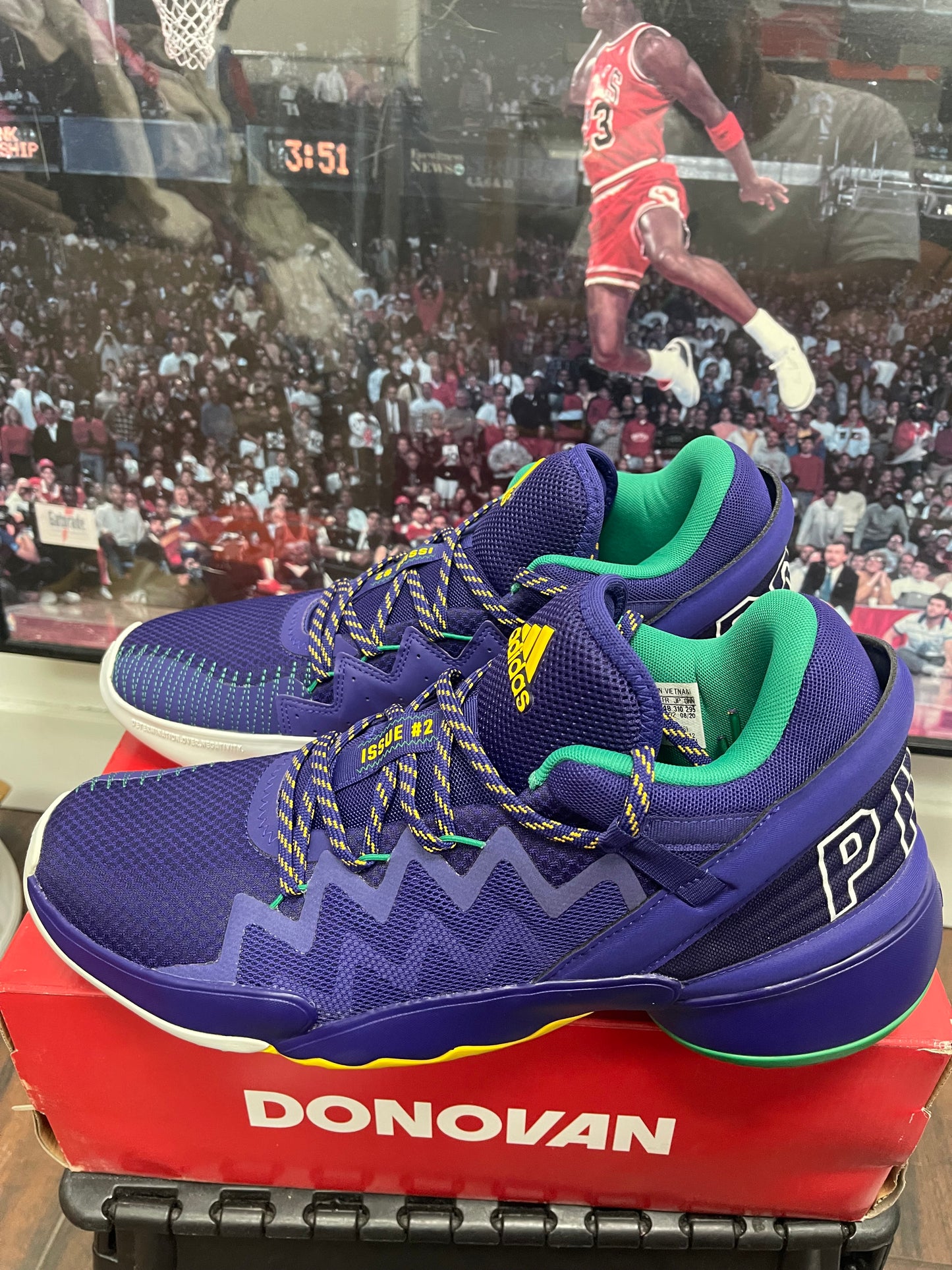 D.O.N issue #2 ‘ Throwback Utah Jazz ‘ size 13