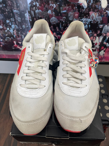 Puma x Mario Kart 8 Deluxe white and red trainers #MarioKart8Deluxe size 12