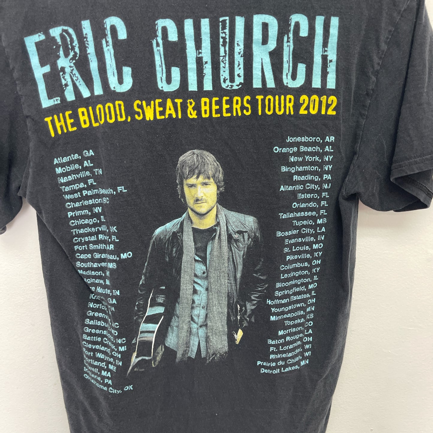 Eric Church 2012 tour tee #country #music size small