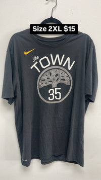Kevin Durant Warriors T shirt size 2XL
