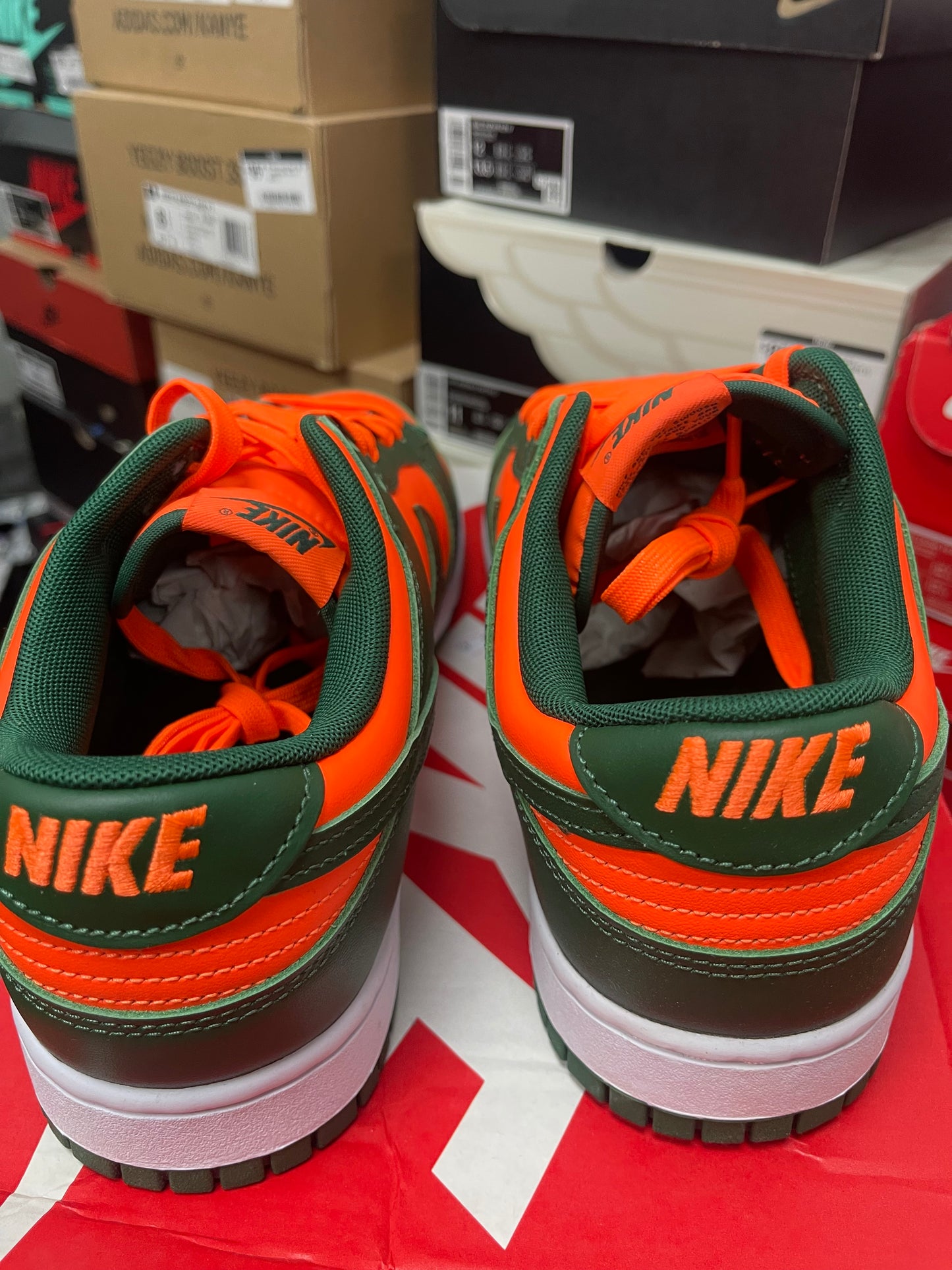 Dunk Low ‘ Miami Hurricanes ‘ Size 10.5